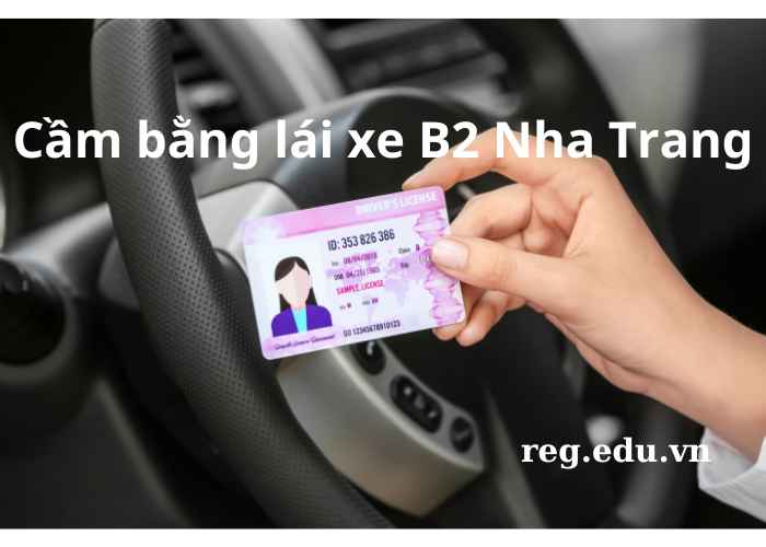 Cầm bằng lái xe B2 Nha Trang