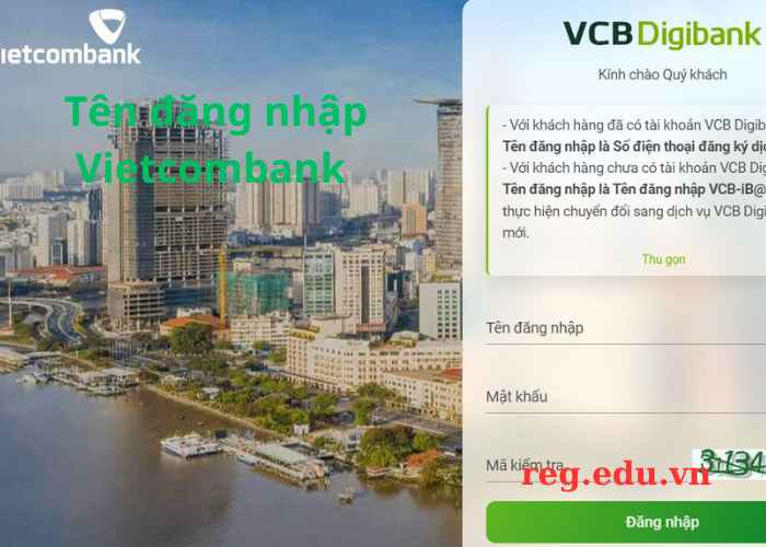 Tên đăng nhập Vietcombank là gì